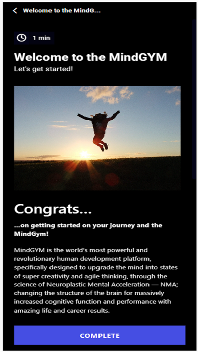 MindGYM Club screenshot 1