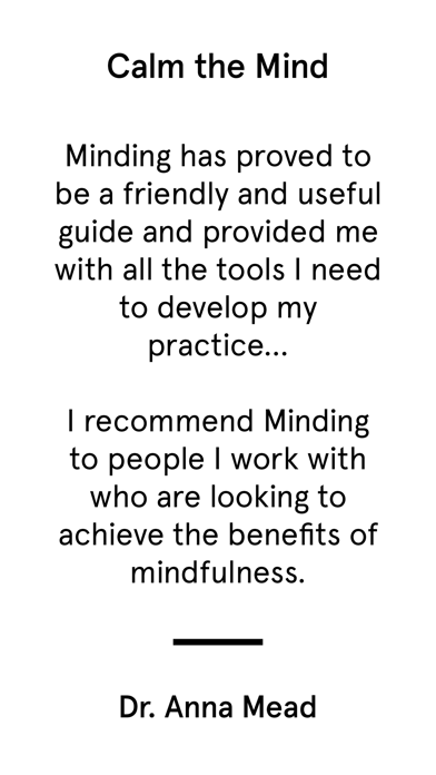 minding - mindfulness guide screenshot 1