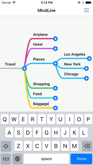 MindLine Mind Map screenshot 4