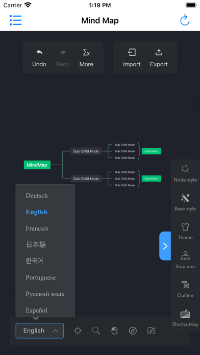 MindMap - Mind Mapping Tools screenshot 3