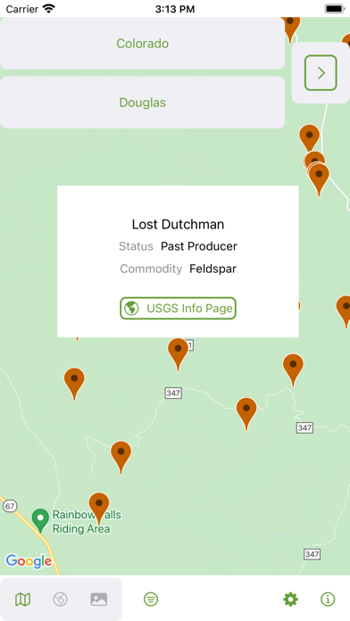 Mine Locator Map screenshot 4