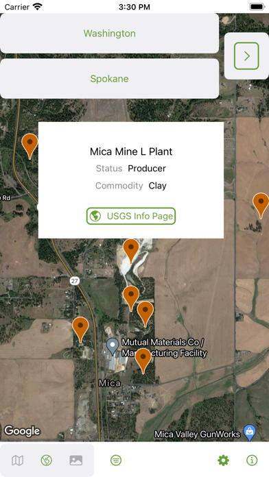 Mine Locator Map screenshot 1