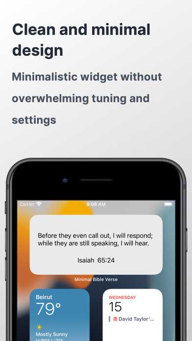 Minimal Bible Widget screenshot 3