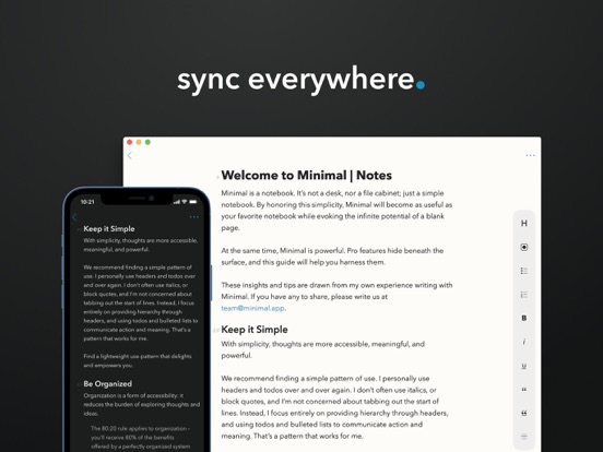 Minimal | Writing + Notes screenshot 1