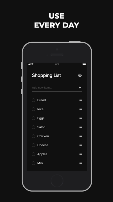 Minimalist Shopping List screenshot 5