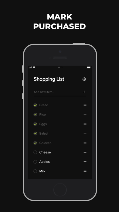 Minimalist Shopping List screenshot 4