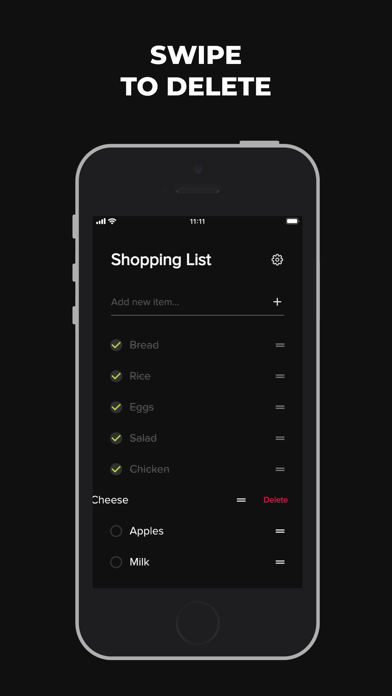 Minimalist Shopping List screenshot 2