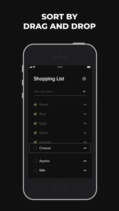 Minimalist Shopping List screenshot 3