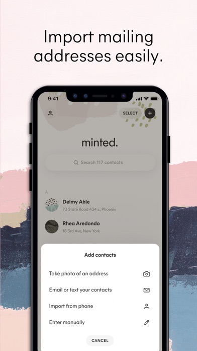 Minted: The Address Book screenshot 3