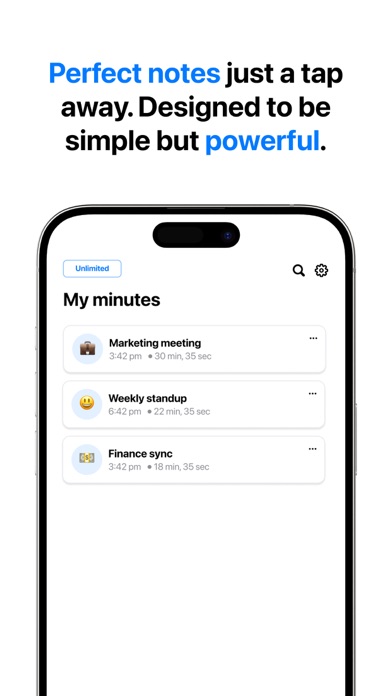 Minutes: AI Meeting Note Taker screenshot 1