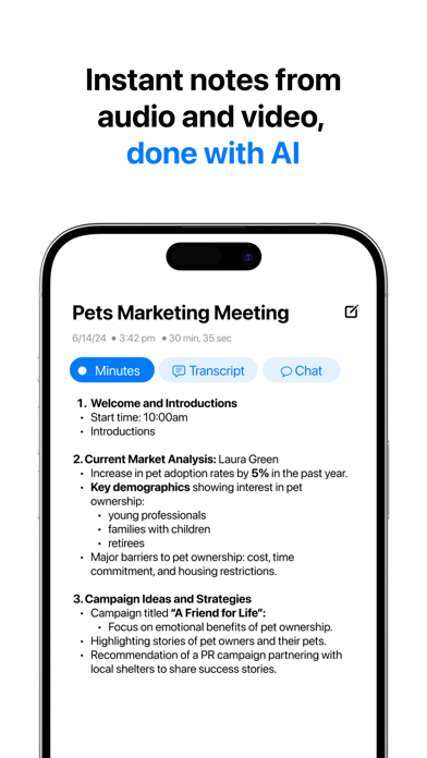 Minutes: AI Meeting Note Taker screenshot 5