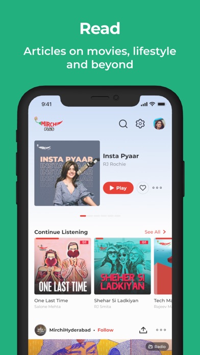 Mirchi Plus-Bollywood,Podcast screenshot 2