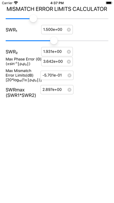 MismatchErrorLimits screenshot 1