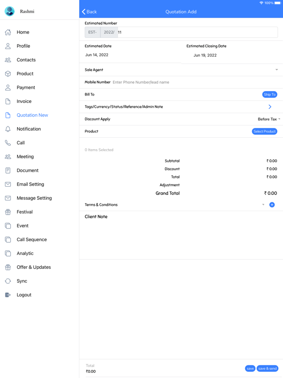 Miss CRM - Manage Clients screenshot 3