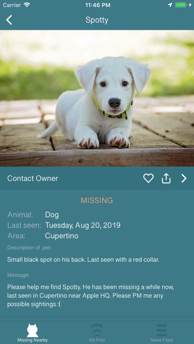 Missing Pet Finder screenshot 6