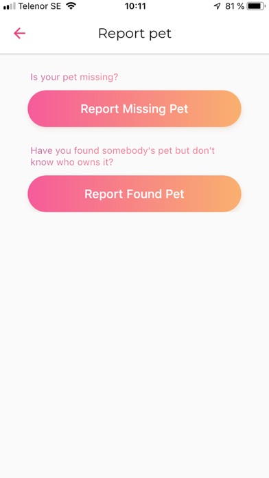 Missing Pets - Find Lost Pet screenshot 2