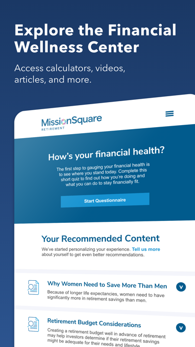 MissionSquare Retirement screenshot 2