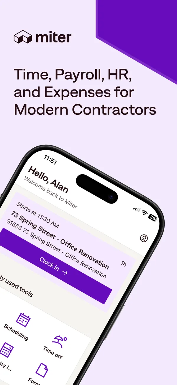Miter: Construction Time & Pay screenshot 6