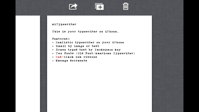 miTypewriter screenshot 1