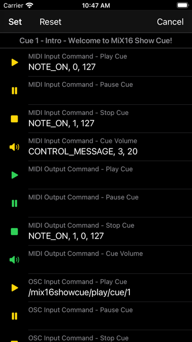 MiX16 Show Cue Pro screenshot 2