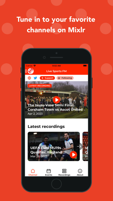 Mixlr - Social Live Audio screenshot 6