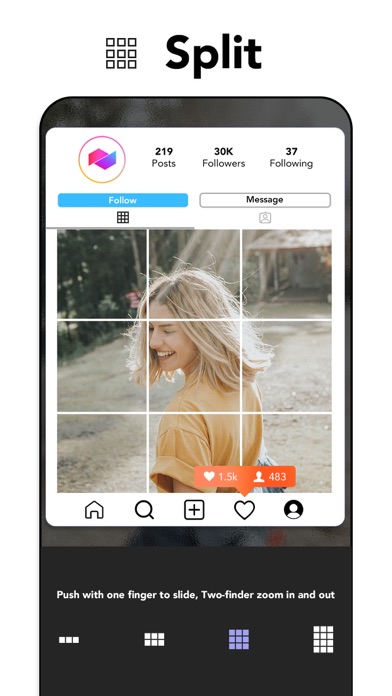 Mixoo:Pic Collage&Grid Maker screenshot 4