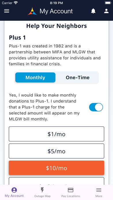 MLGW screenshot 1