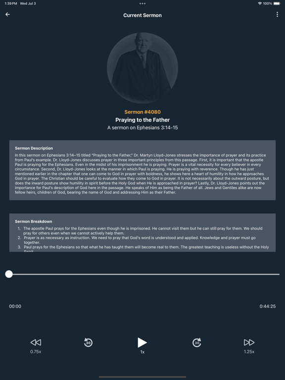 MLJ Sermons: Bible Teaching screenshot 1