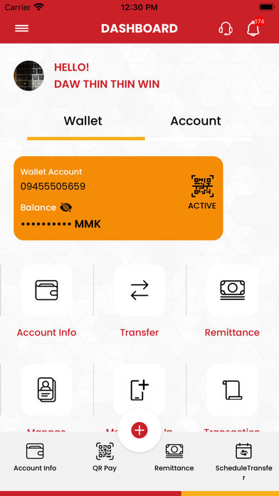 MOB Bank screenshot 1