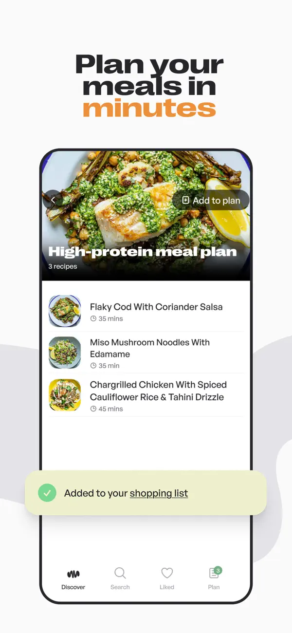 Mob: Meal Planner and Recipes screenshot 2