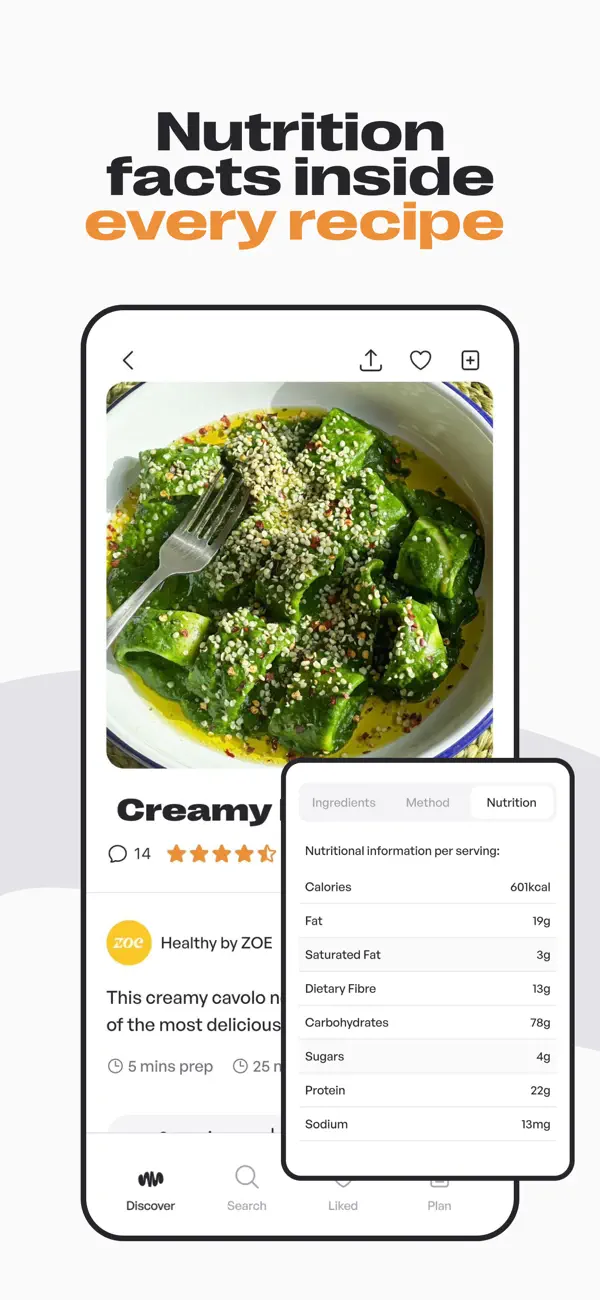 Mob: Meal Planner and Recipes screenshot 1