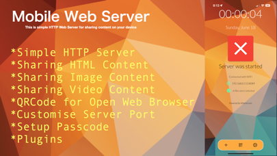 Mobile Web Server screenshot 1