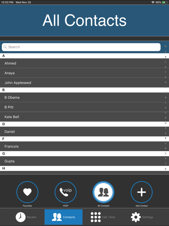 MobileVOIP international calls screenshot 5