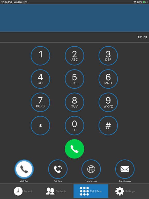 MobileVOIP international calls screenshot 2