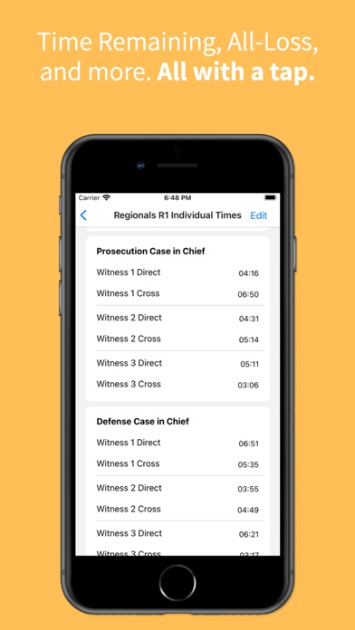 Mock Trial Timekeeper screenshot 1