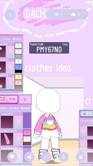 Mod Gacha Nox : Clothes Ideas screenshot 1