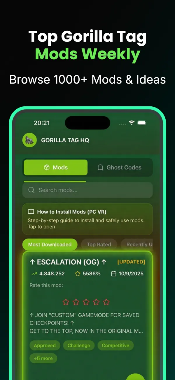 Mods for Gorilla Tag Mobile screenshot 5