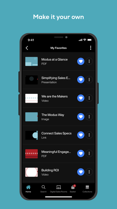 Modus: Sales Enablement screenshot 2