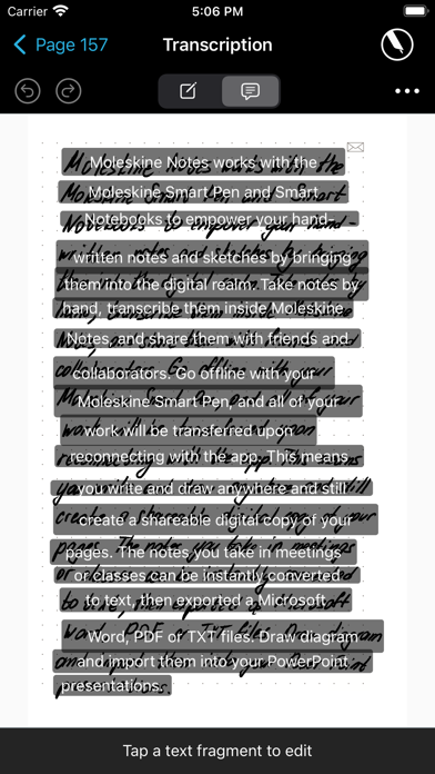 Moleskine Notes screenshot 2
