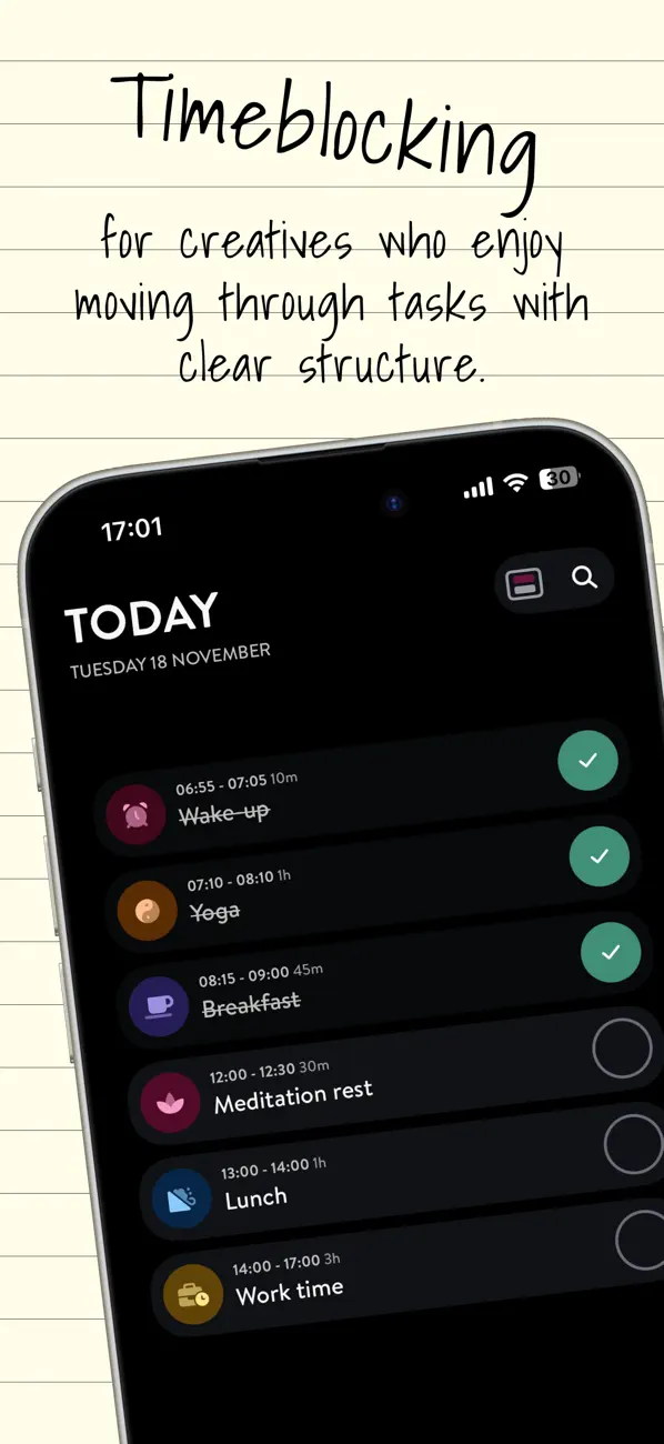 Moleskine Planner screenshot 3
