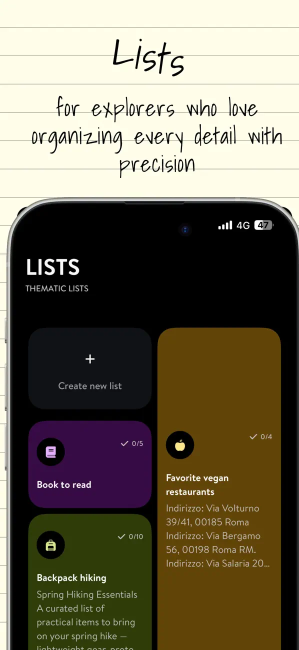 Moleskine Planner screenshot 1