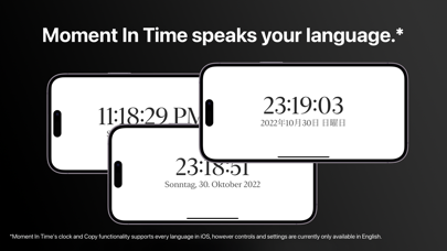 Moment In Time - Clock screenshot 1