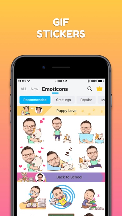 MomentCam Cartoons & Stickers screenshot 4