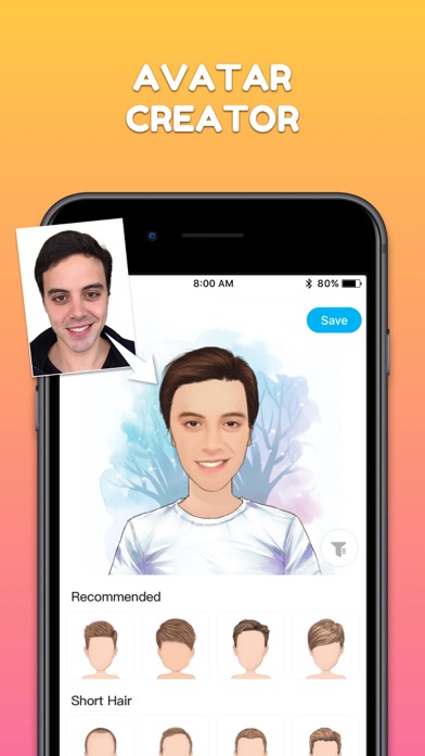 MomentCam Cartoons & Stickers screenshot 1