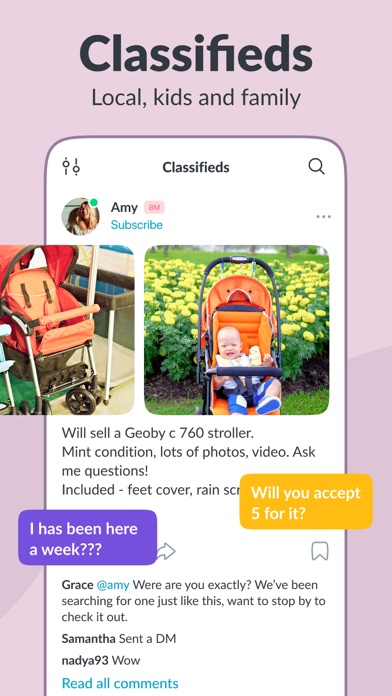 MomLife: Pregnancy & Mom Chat screenshot 1