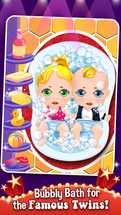 Mommy's Celebrity New Born Twins Doctor - newborn babies salon games! screenshot 5