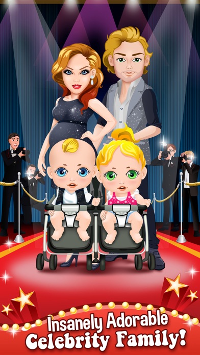 Mommy's Celebrity New Born Twins Doctor - newborn babies salon games! screenshot 1