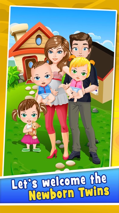 Mommy's Twins New Babies Doctor - my baby newborn mother spa salon game for kids screenshot 4