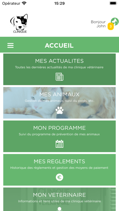 Mon appli Véto screenshot 3