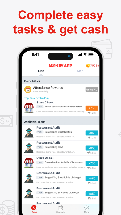 Money App – Cash & Rewards App screenshot 2